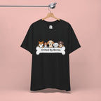 Dog Lover T‑Shirt — "United By Bones" Cute Cartoon Dogs Tee