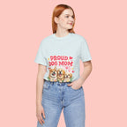 Proud Dog Mom T-Shirt — Cute Corgi & Golden Retriever Floral Tee for Pet Lovers