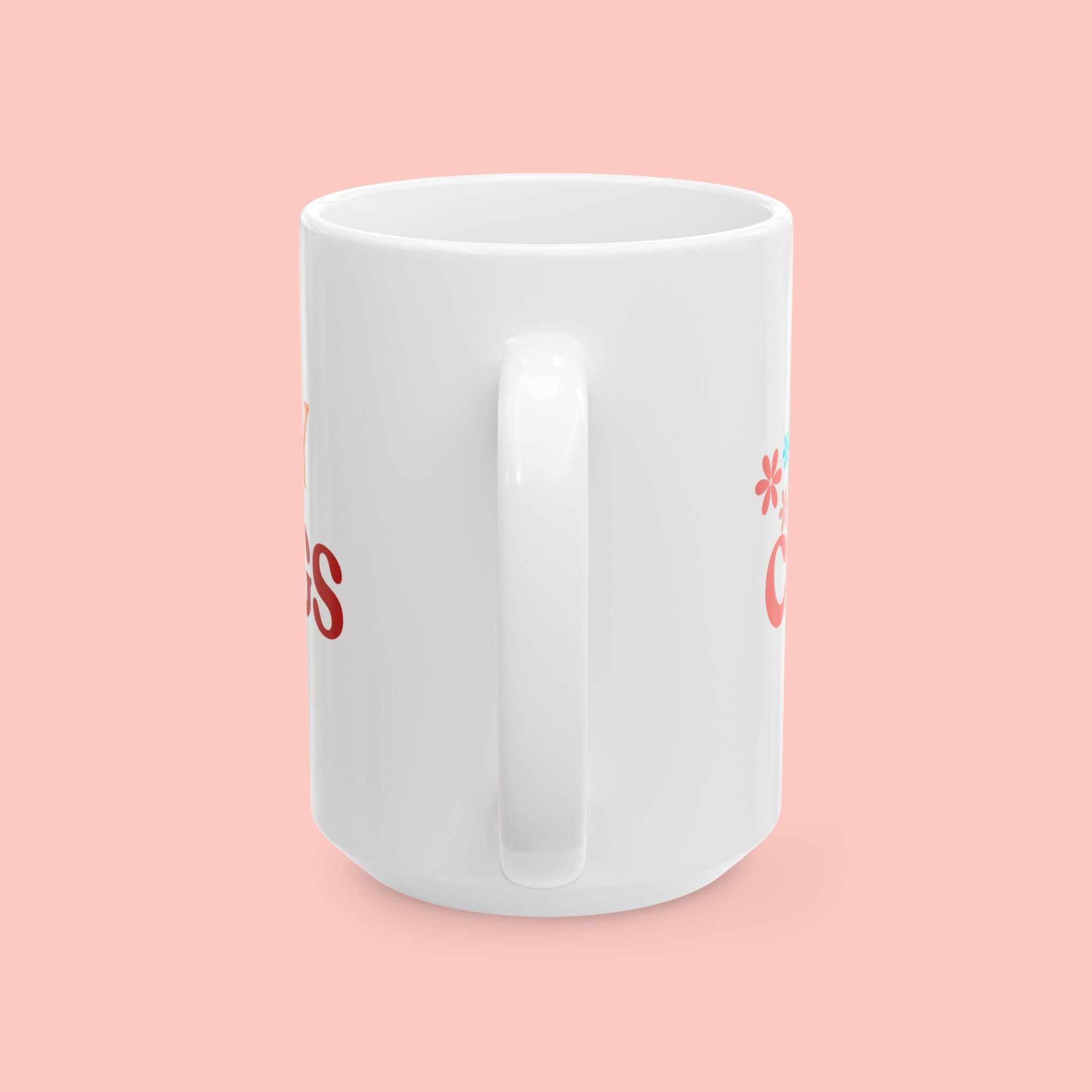 Coffee & Dogs Ceramic Mug — 'Powered by Coffee & Dogs' Colorful 11oz/15oz Gift