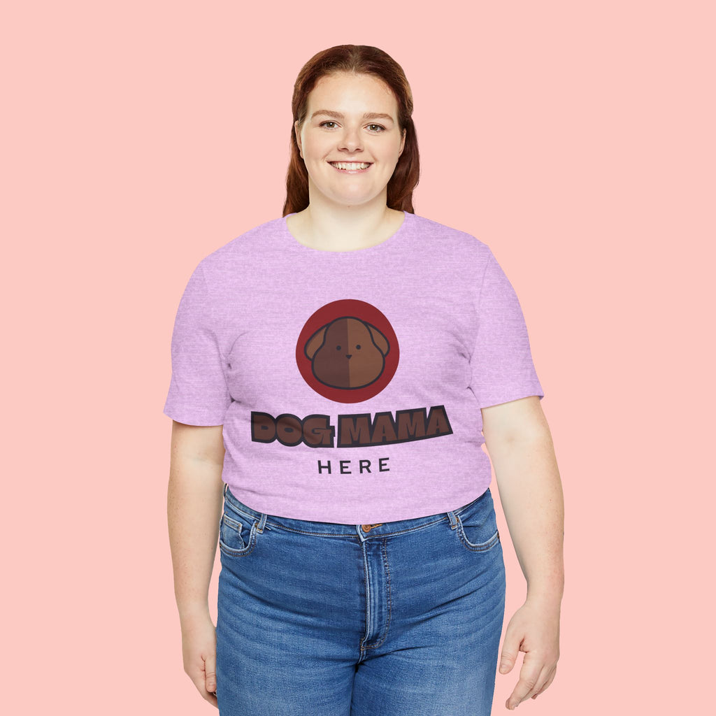 Dog Mama T-Shirt – Cute Brown Pup Graphic Tee