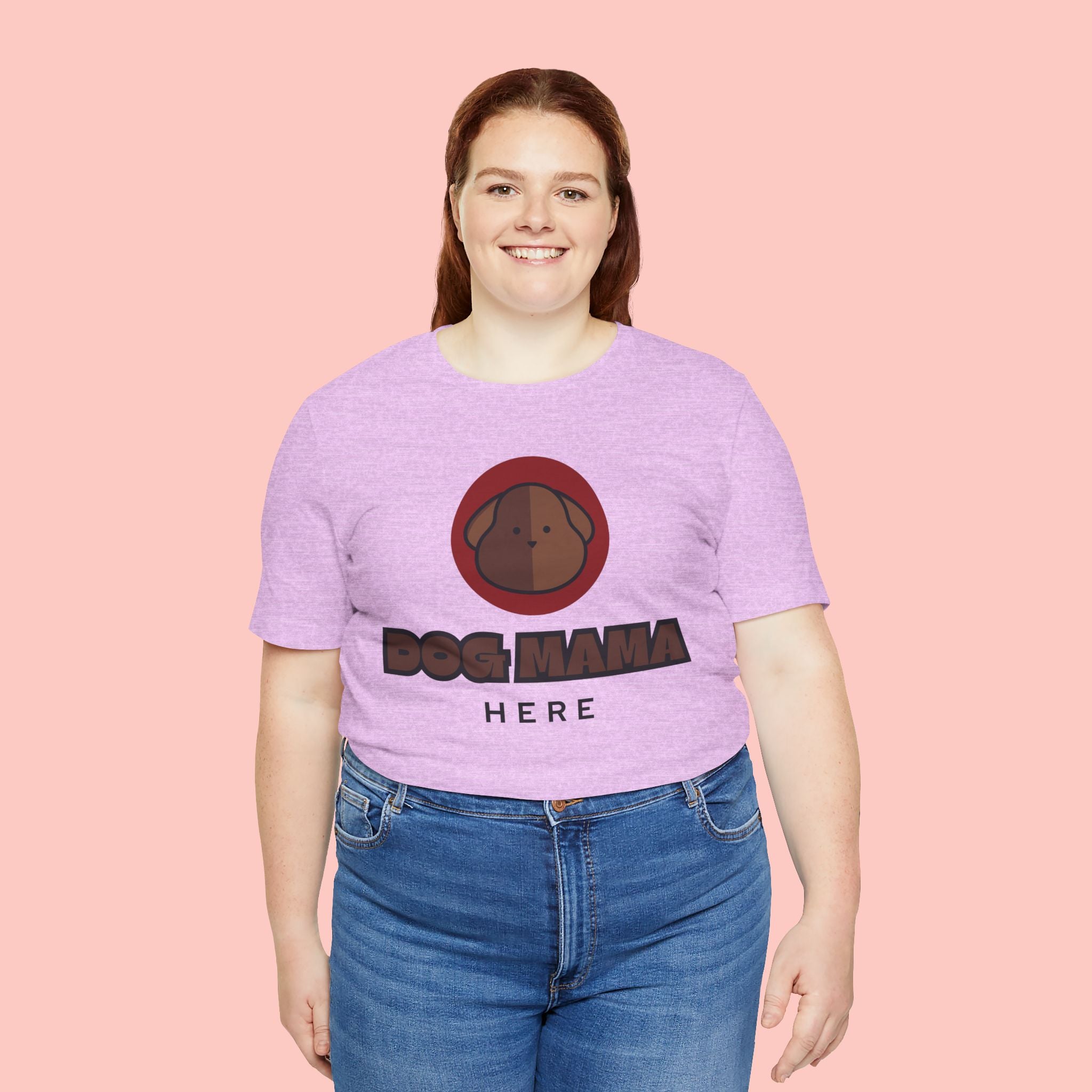 Dog Mama T-Shirt – Cute Brown Pup Graphic Tee