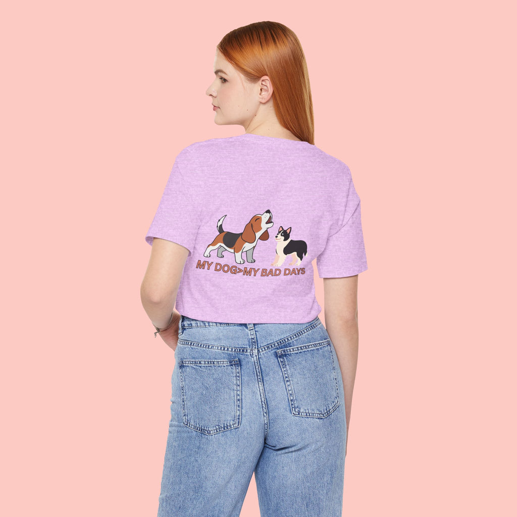 My Dog > My Bad Days T‑Shirt — Cute Dog & Cat Graphic Tee
