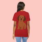 Dachshund Graphic Tee - Cute Brown Sausage Dog T-Shirt