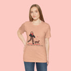 Walk With Your Dog Tee — Cute Dog Walking Graphic T-Shirt