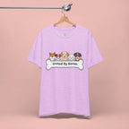 Dog Lover T‑Shirt — "United By Bones" Cute Cartoon Dogs Tee