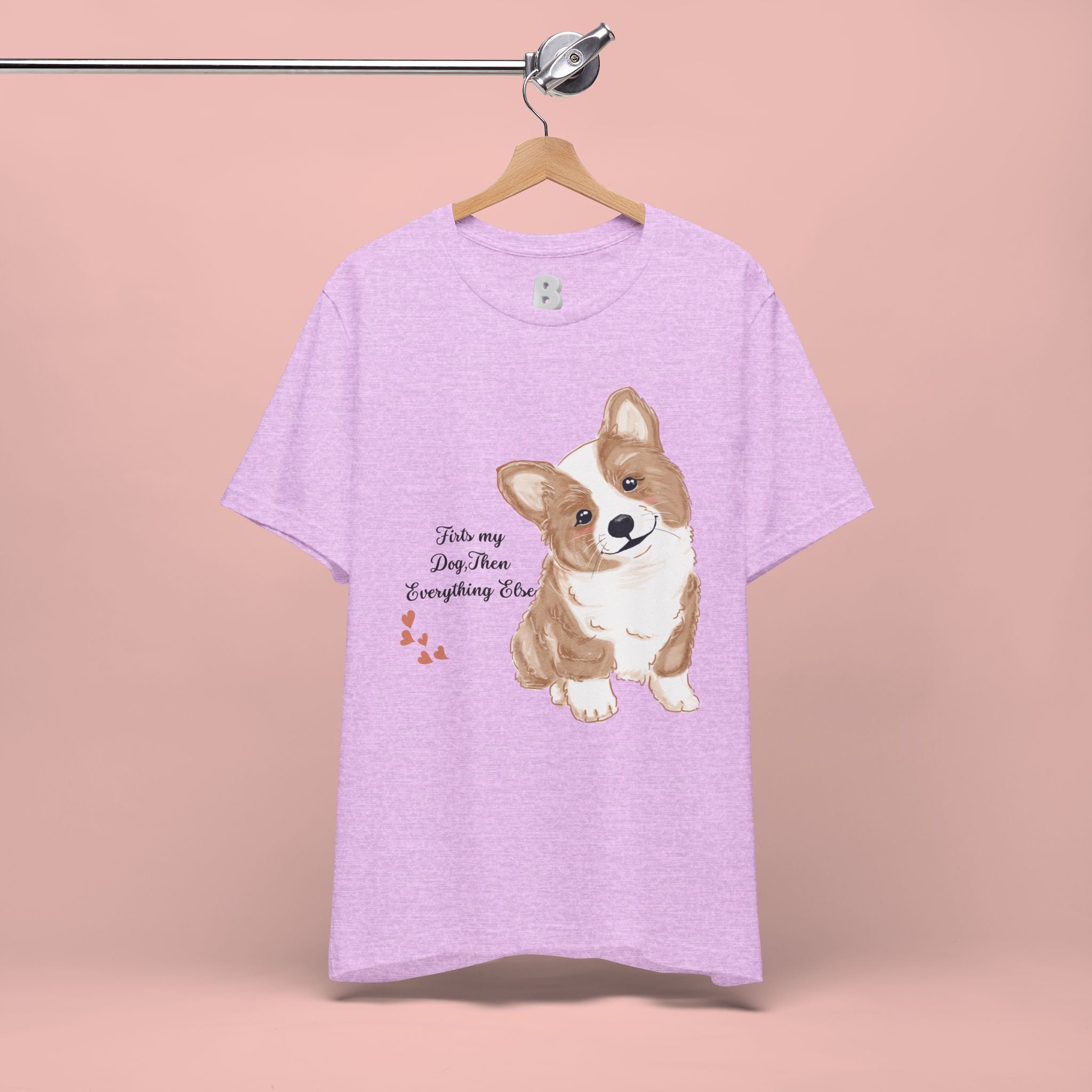 Corgi Love T-Shirt — "This my dog, then everything else" Cute Pet Tee