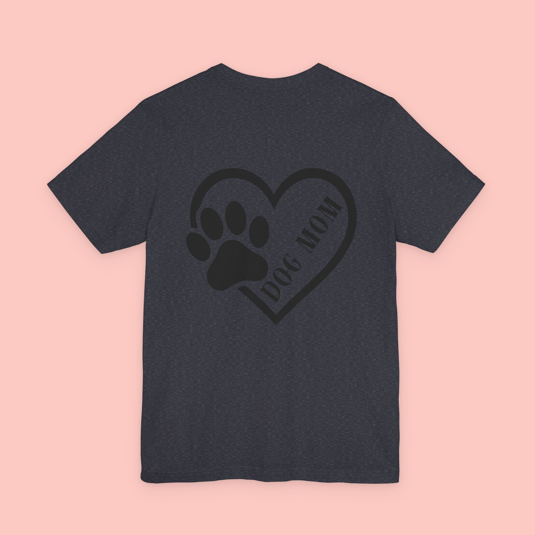 Dog Mom Heart Paw T-Shirt – Cute Pet Lover Tee