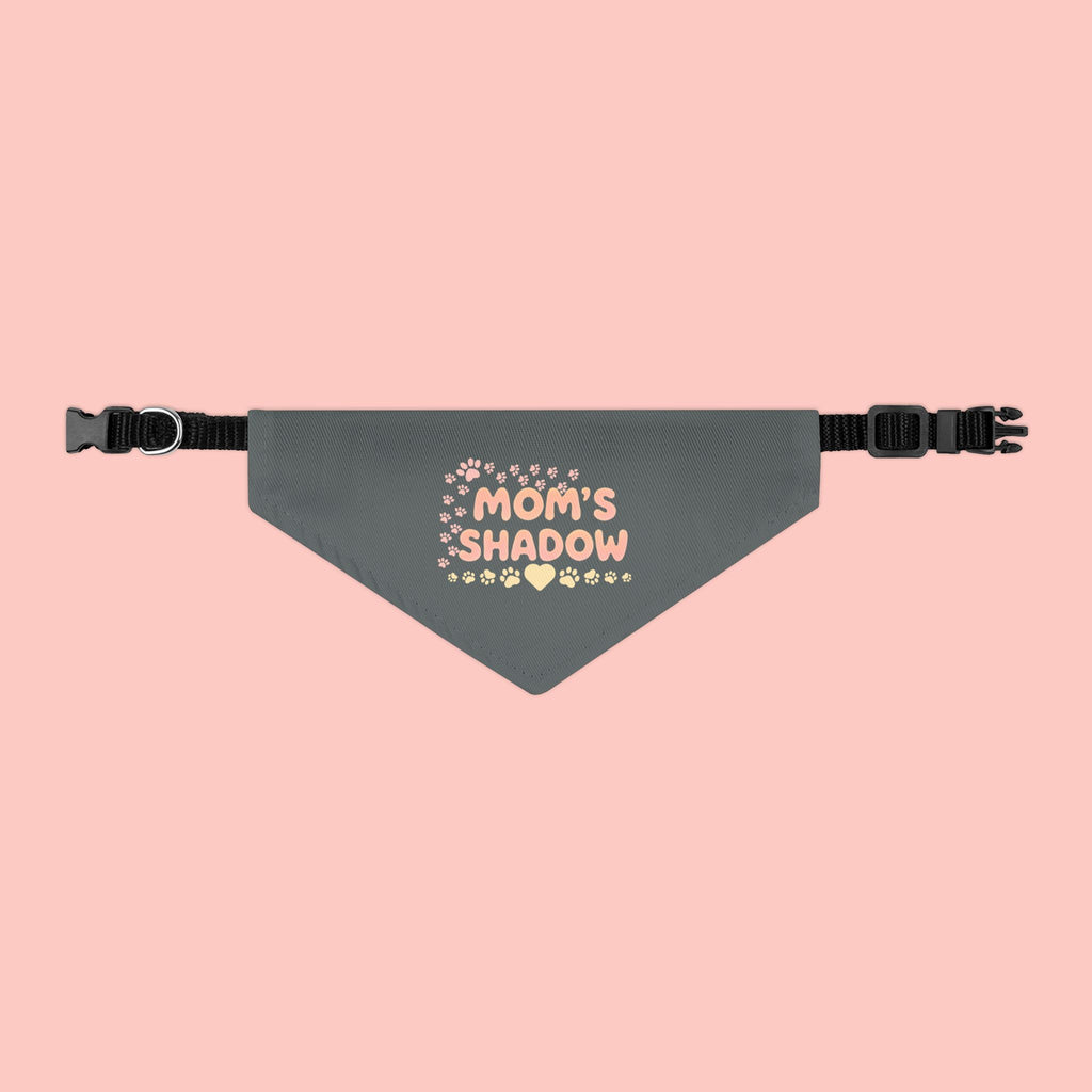 Mom's Shadow Pet Bandana Collar — Cute Paw Print Dog Collar Bandana