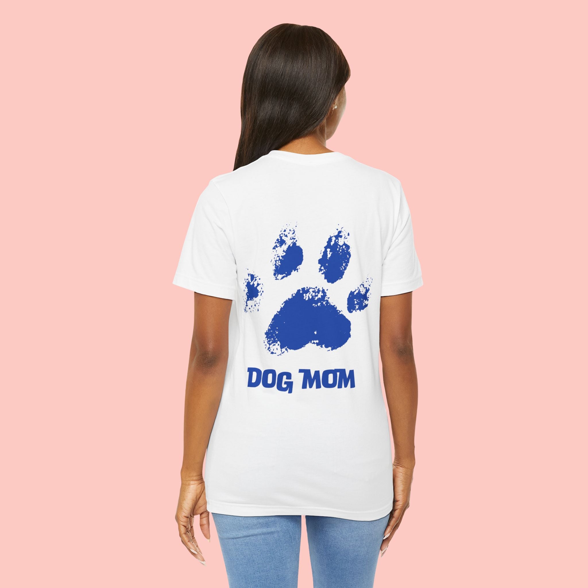 Dog Mom Paw Print T-Shirt
