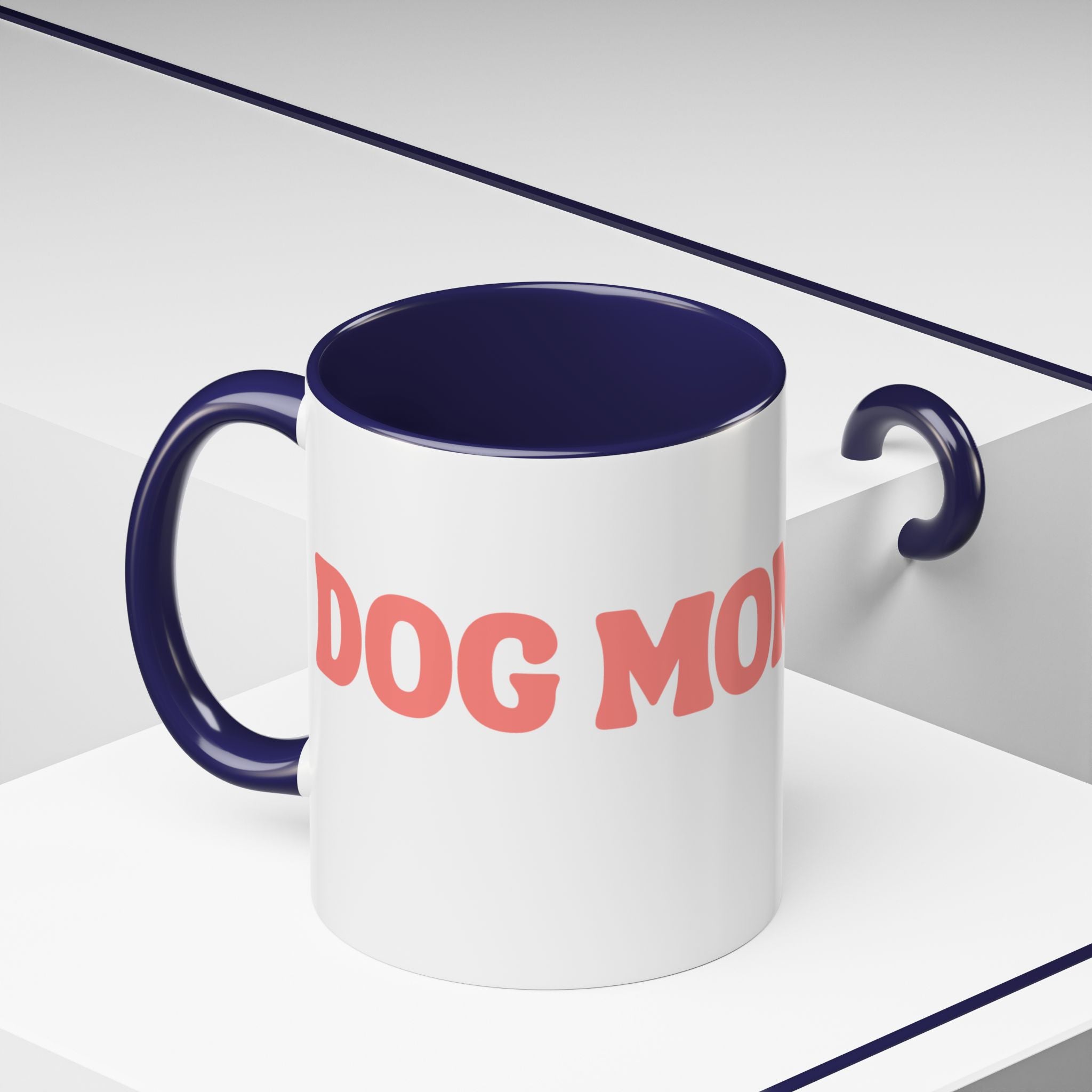 Mom Club Coffee Mug — Cute Paw Print Accent Mug for Dog Moms (11/15 oz)