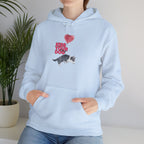 Kiss Your Dog Hoodie — Cute Heart & Dog Graphic Pullover