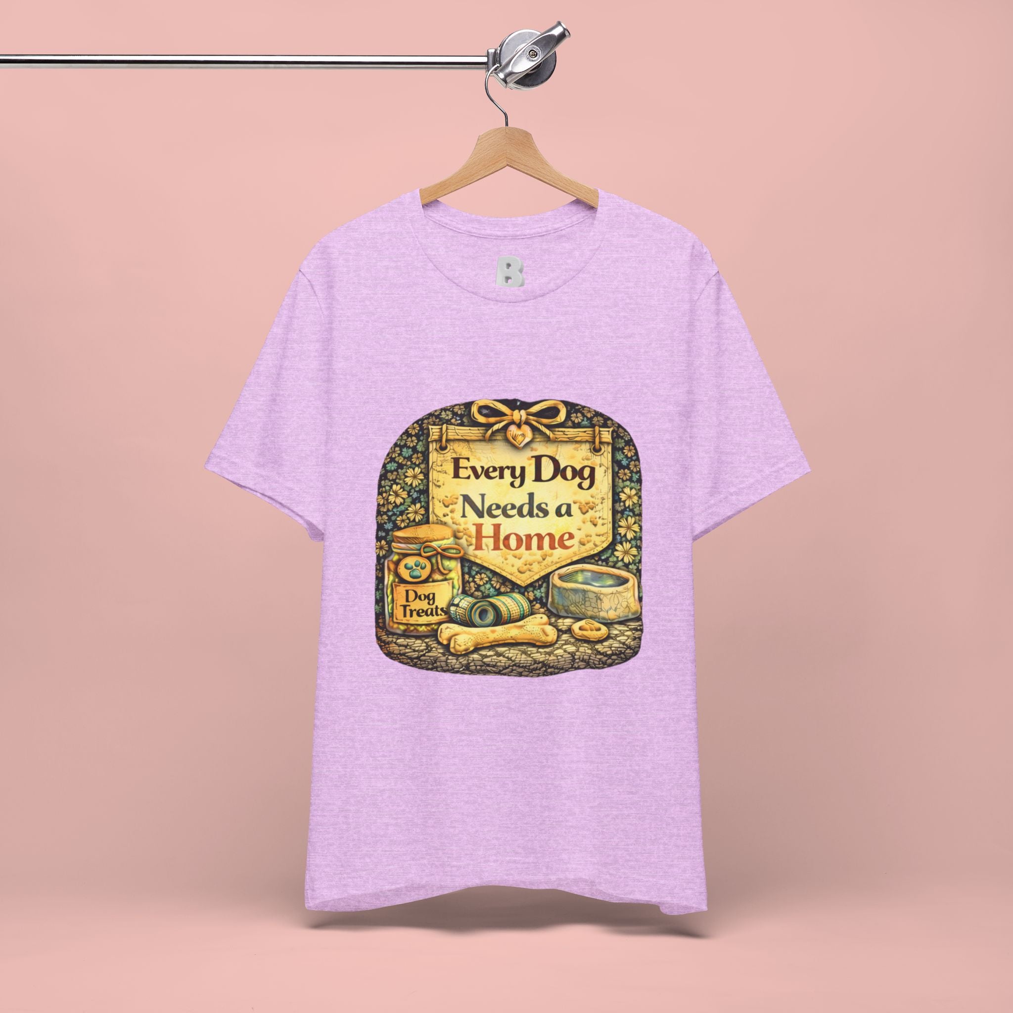 Dog Rescue Tee — "Every Dog Needs a Home" Shelter Support T-Shirt