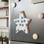 Bell Wooden Ornament with Paw Print & Bandage Pattern — Pet Memorial Holiday Decoration
