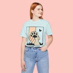 Dog Mom T-Shirt — "Love Your Dog Like a Mom" Paw Print Graphic