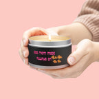 Dog Mom Mode Tin Candle — "Dog Mom Mode Always On" Scented Travel Candle
