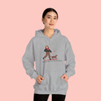 Dog Walk Hoodie — "Walk With Your Dog" Cozy Pet Lover Sweatshirt