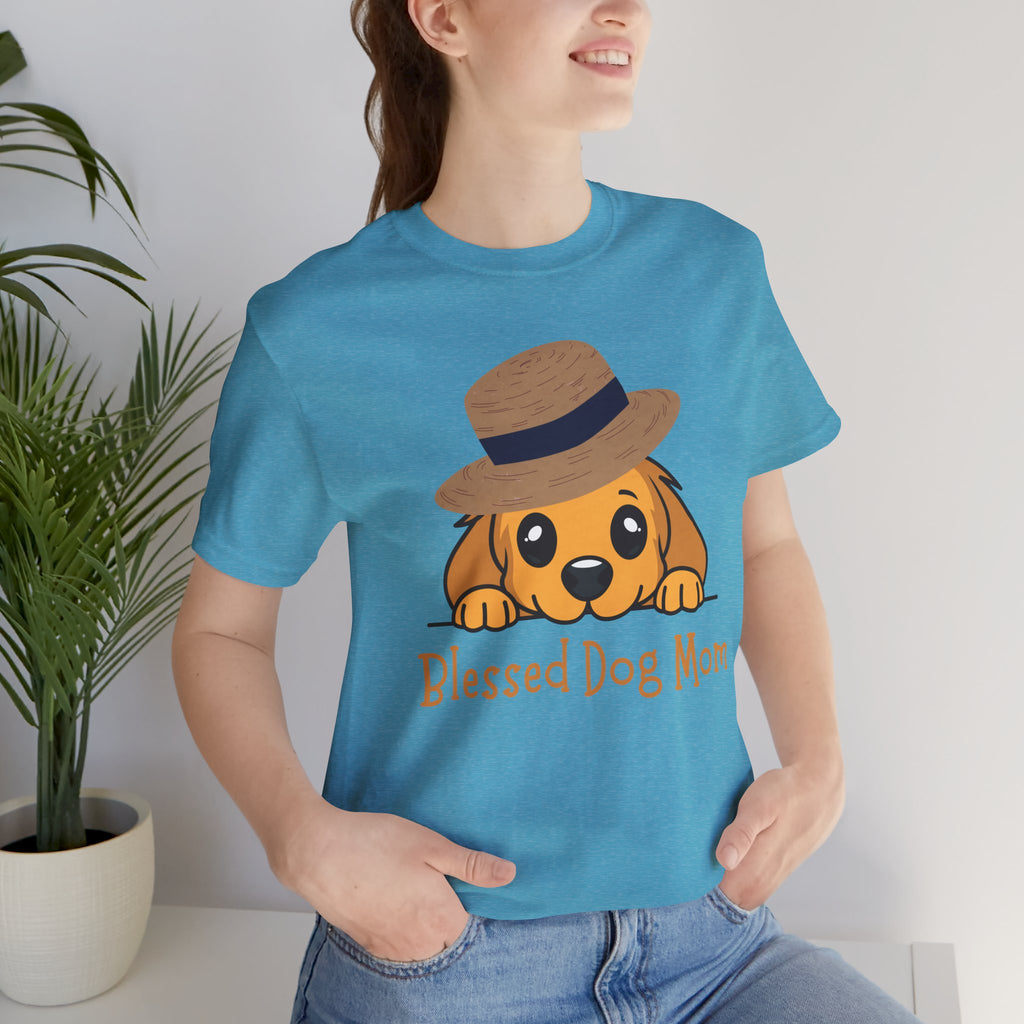 Blessed Dog Mom T-Shirt — Cute Puppy Graphic Tee for Dog Lovers