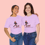 Walk With Your Dog Tee — Cute Dog Walking Graphic T-Shirt
