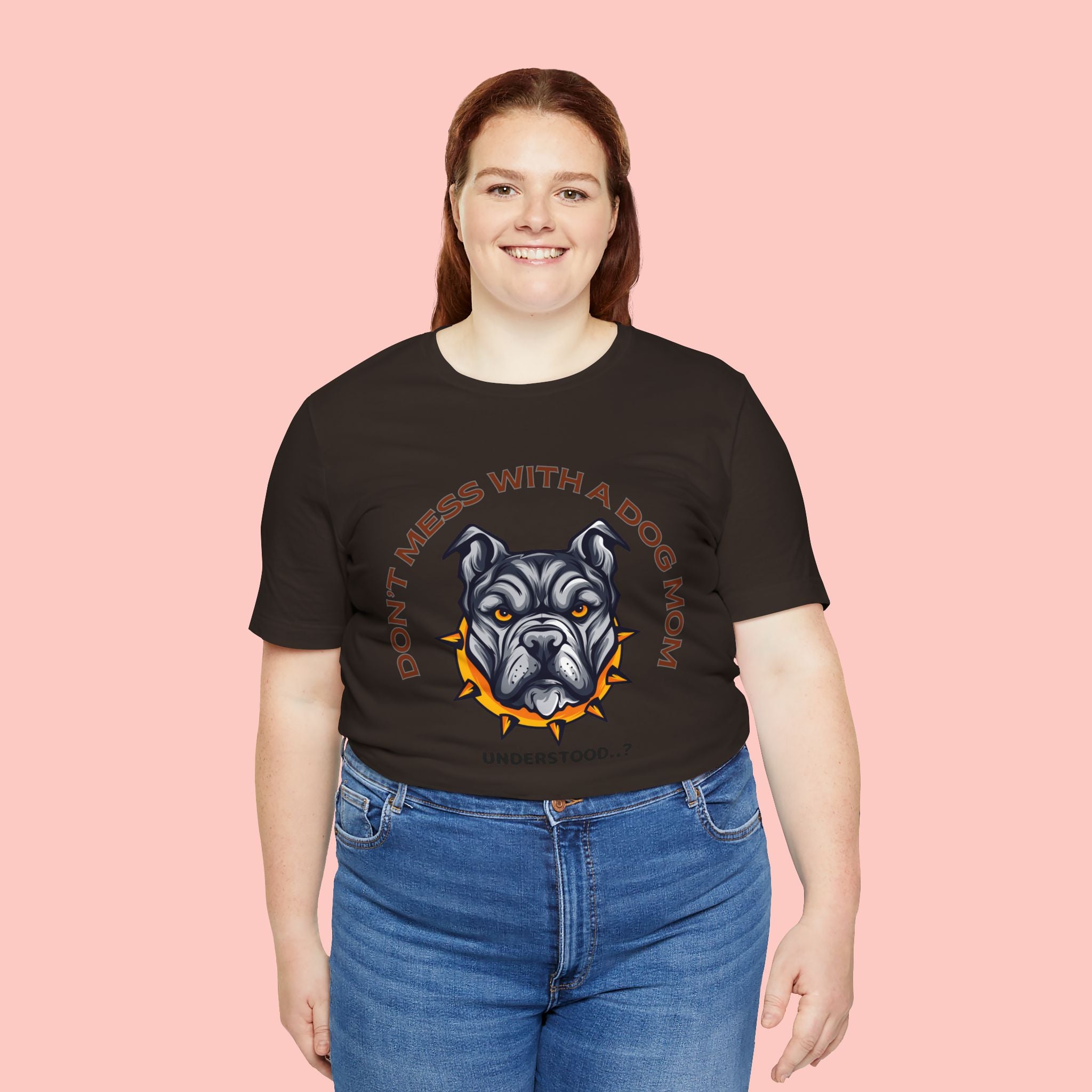 Dog Mom Tee — “Don't Mess With a Dog Mom” Graphic T‑Shirt