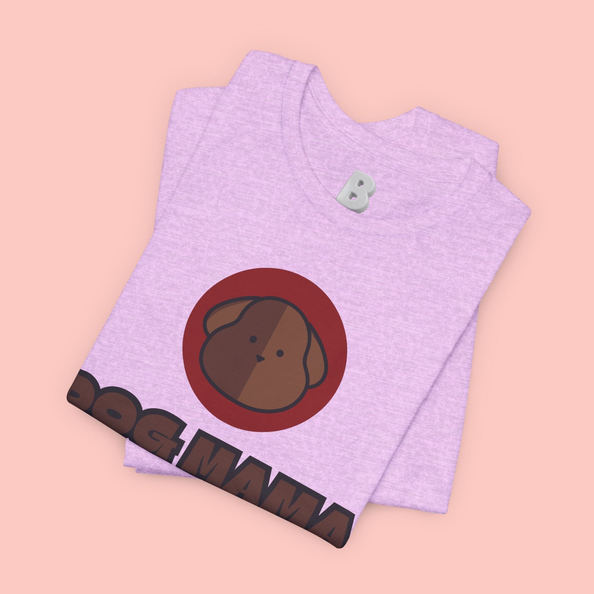 Dog Mama T-Shirt – Cute Brown Pup Graphic Tee