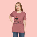 Walk With Your Dog Tee — Cute Dog Walking Graphic T-Shirt
