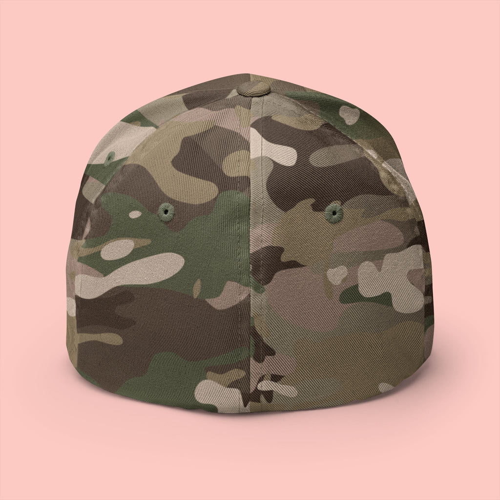 Dog Mom Embroidered Cap – White Structured Baseball Hat
