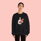 Crewneck Sweatshirt — “Marry the Man Who Loves Your Dog” Cute Pet Lover Graphic