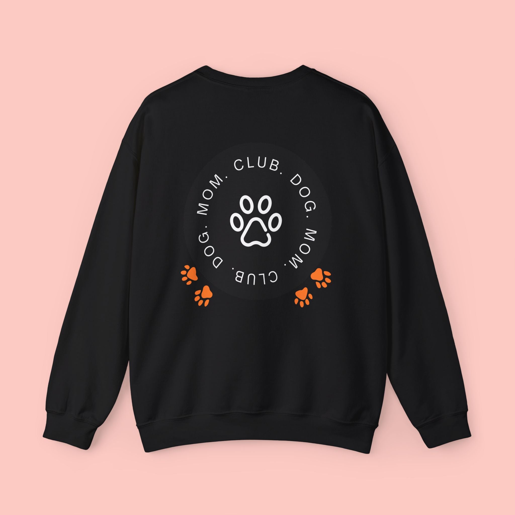 Dog Mom Club Sweatshirt — Paw Print Crewneck