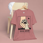 Dog Mom T-Shirt — "Love Your Dog Like a Mom" Paw Print Graphic