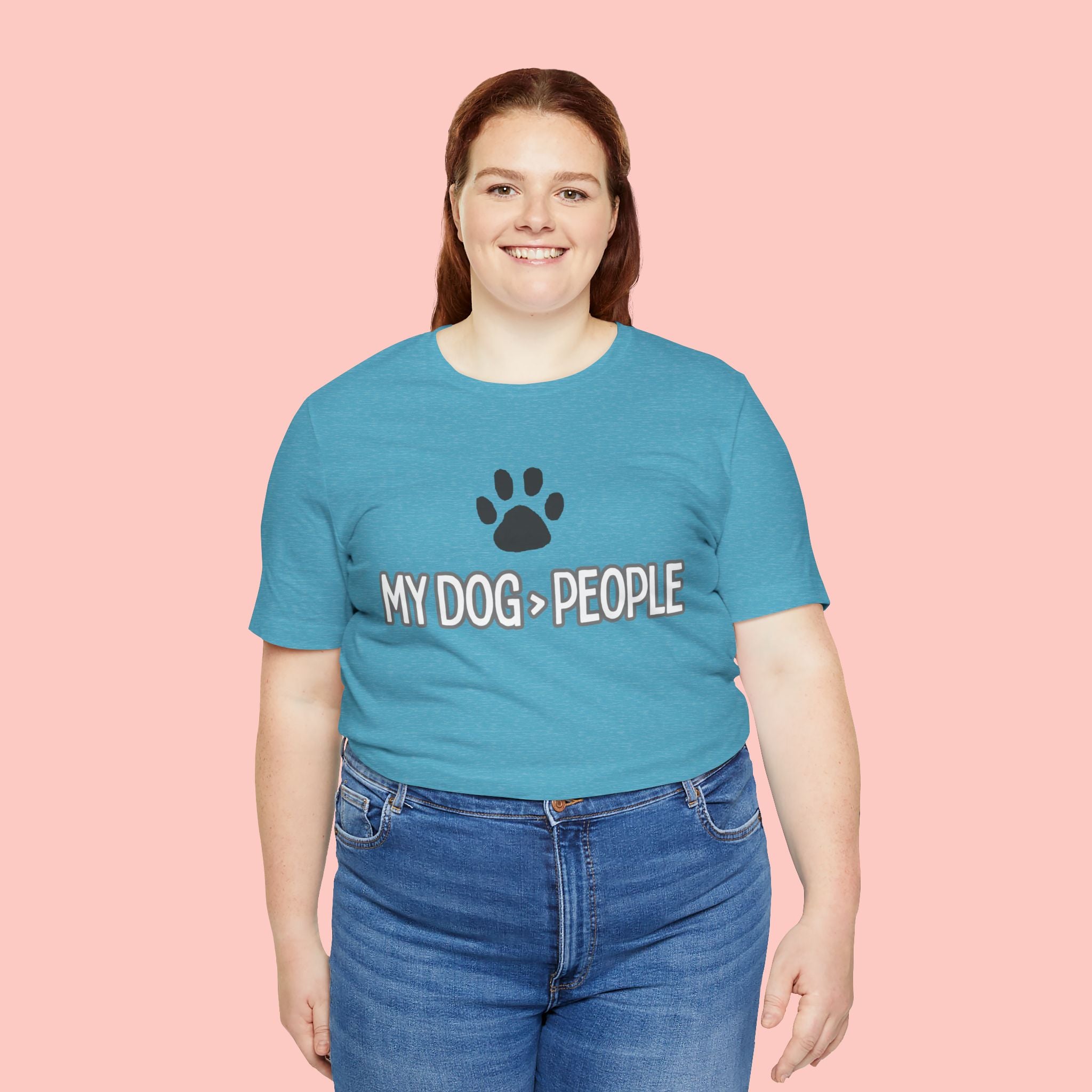My Dog People T-Shirt — Dog Paw Graphic Tee for Dog Lovers