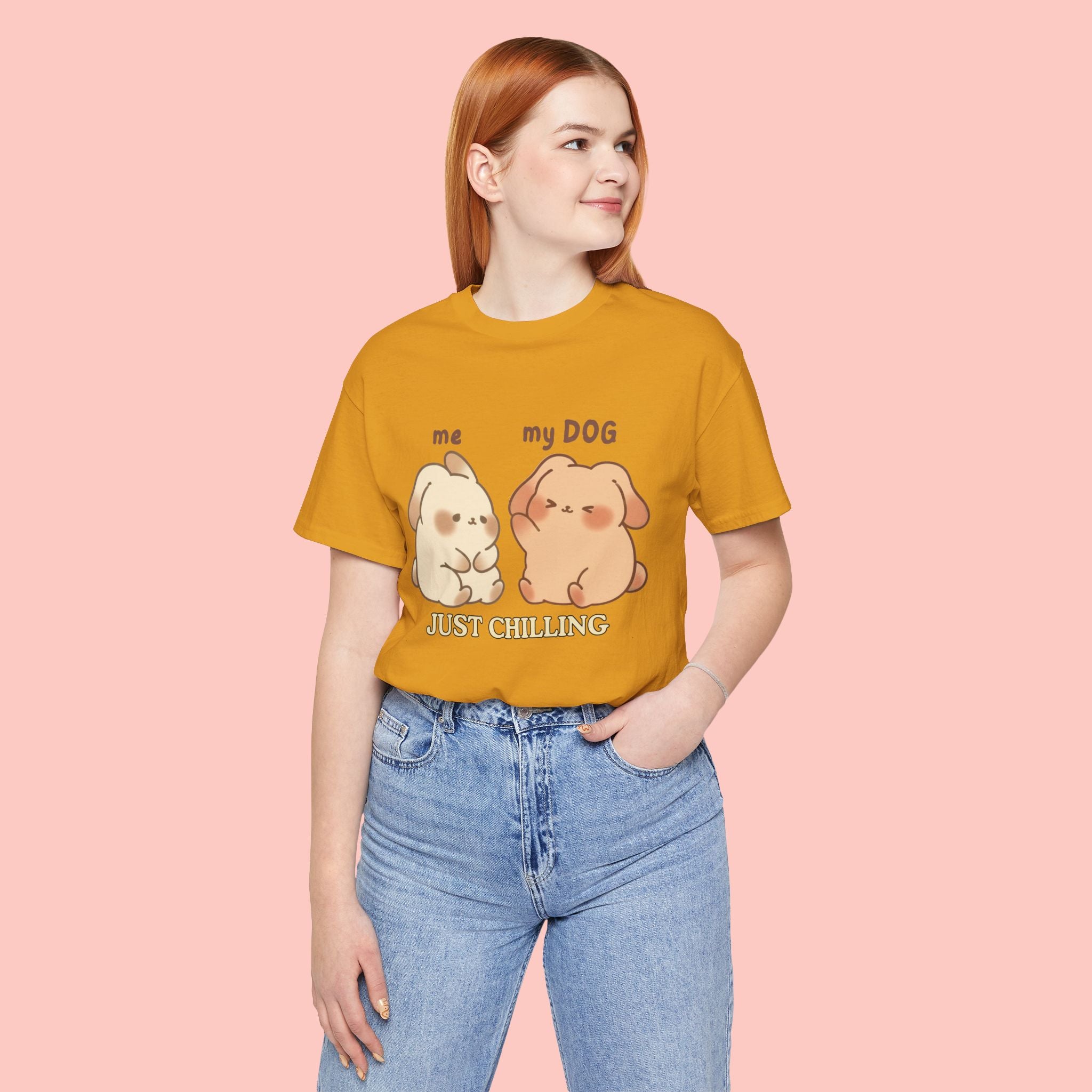 Just Chilling Dog T-Shirt — Cute Me & My Dog Matching Tee