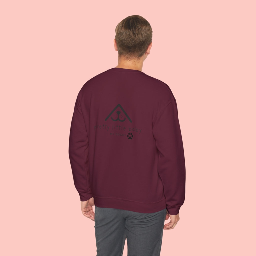 Crewneck Sweatshirt — "Pretty Little Baby" Puppy Face Design