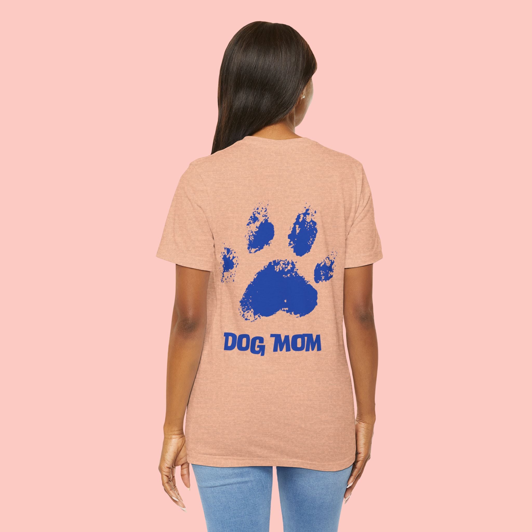 Dog Mom Paw Print T-Shirt