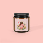 Dog Mom Soy Candle — Amber Jar Scented Candle (Multi-Size)