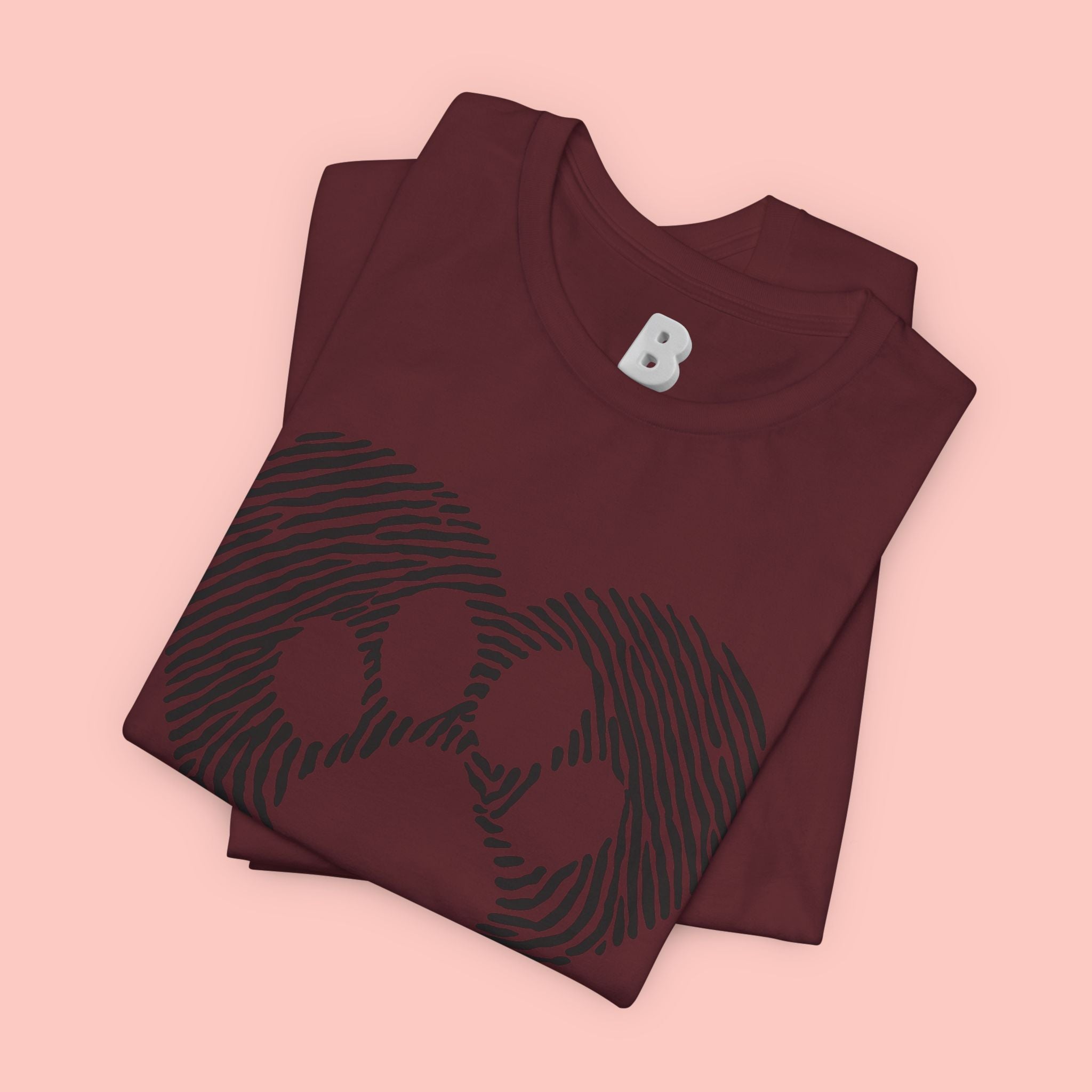 Fingerprint Heart Paw T-Shirt — Dog Paw Love Tee