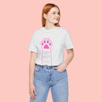 Blessed Dog Mom T-Shirt — Pink Paw Graphic Tee