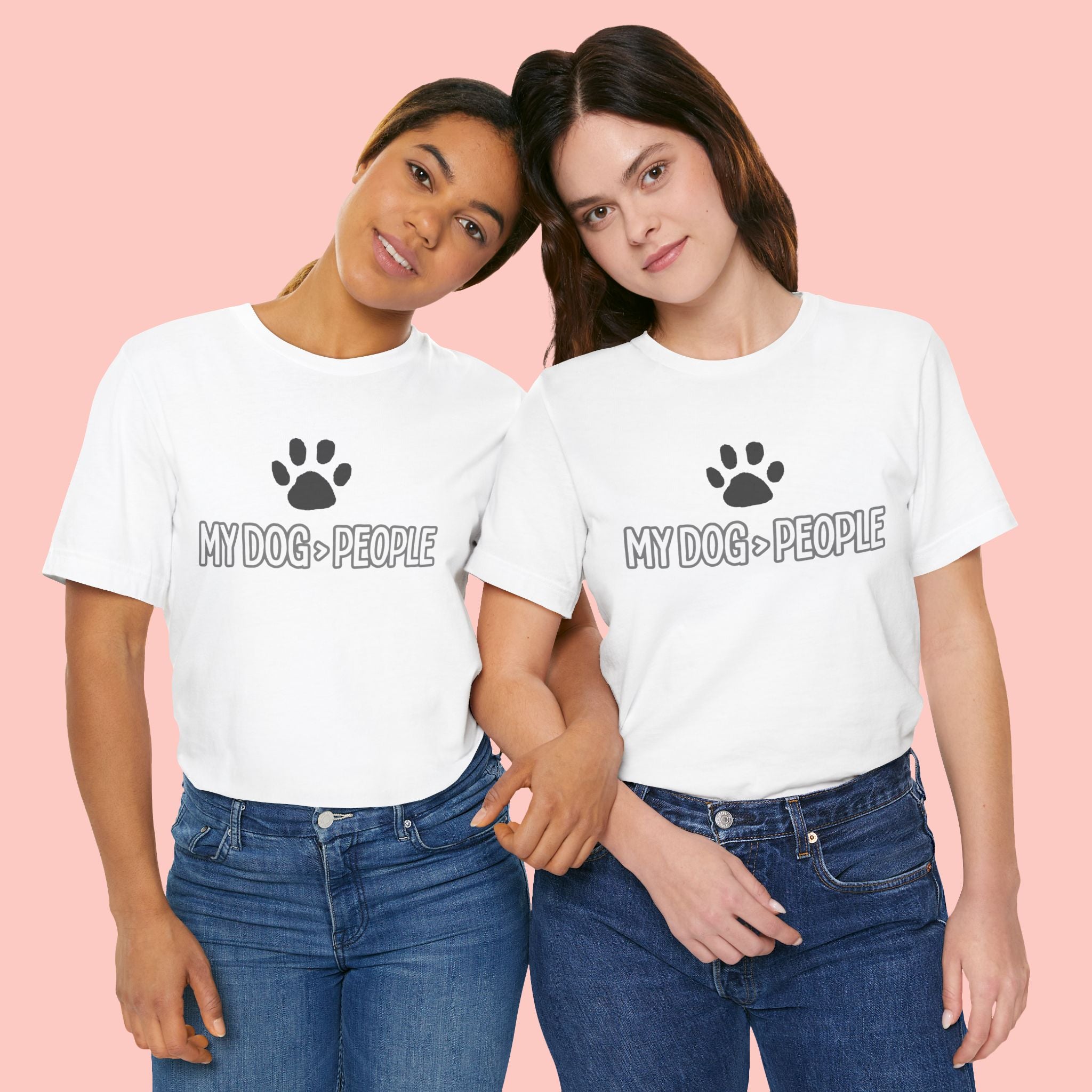 My Dog People T-Shirt — Dog Paw Graphic Tee for Dog Lovers
