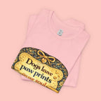 Dogs Leave Paw Prints Tee – Vintage Pet Lover T‑Shirt