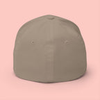 Dog Mom Embroidered Cap – White Structured Baseball Hat