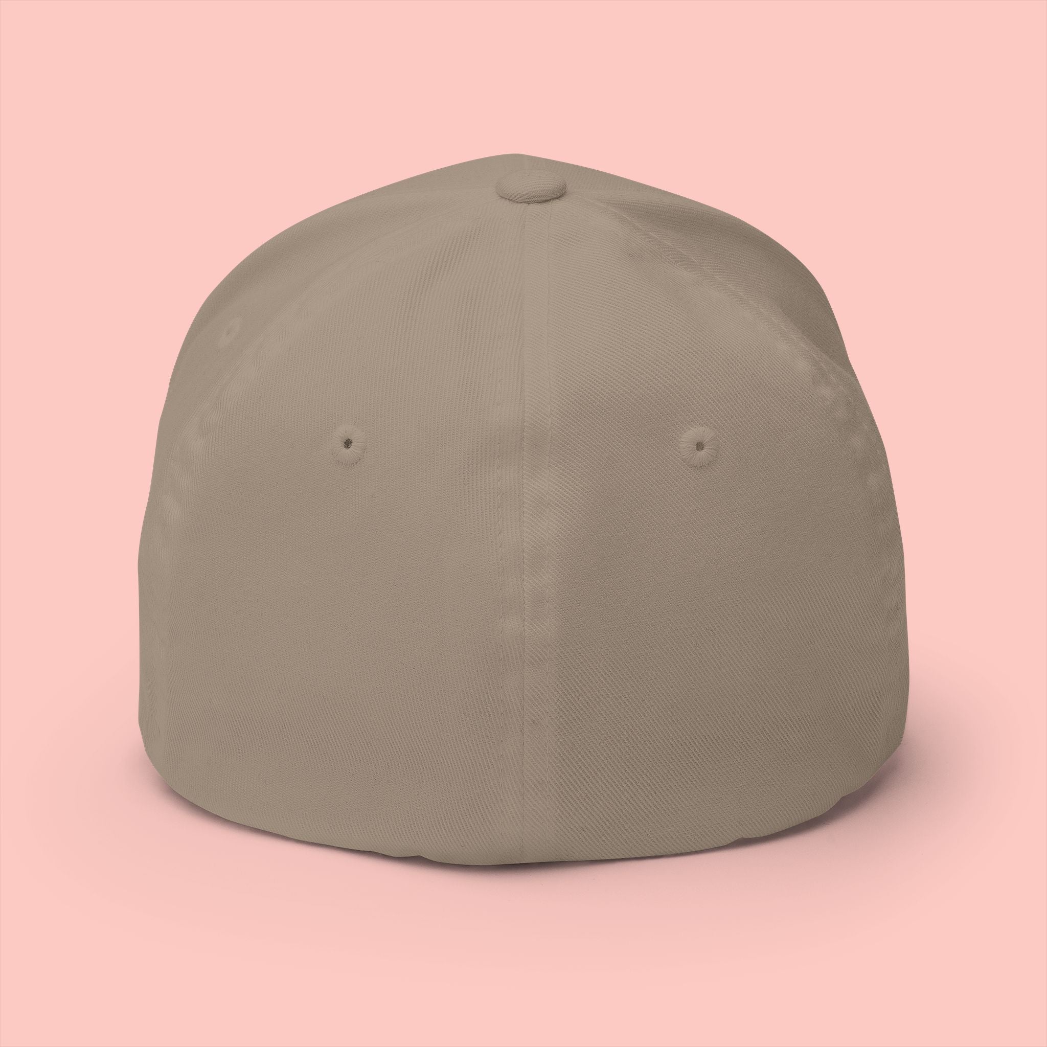 Dog Mom Embroidered Cap – White Structured Baseball Hat
