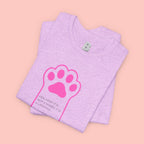 Blessed Dog Mom T-Shirt — Pink Paw Graphic Tee