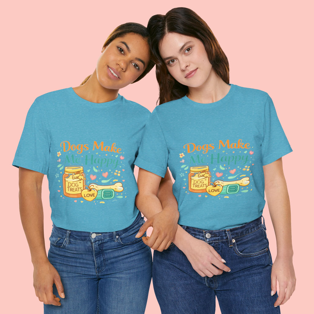 Dogs Make Me Happy T-Shirt