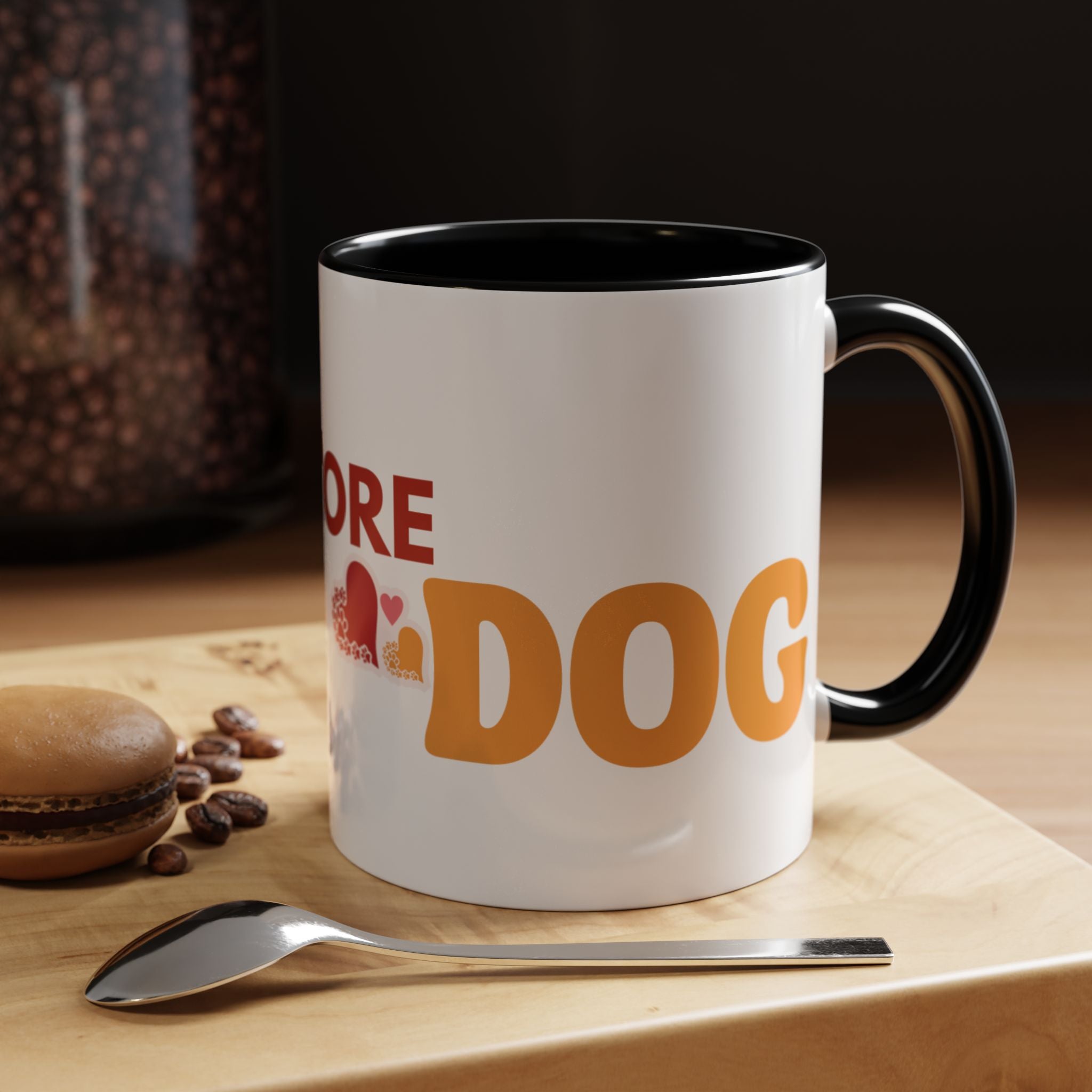 One More Dog Coffee Mug — Cute Dog Lover Accent Mug (11/15oz)