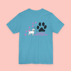Pawprints Everywhere Tee — Dog Lover Short Sleeve Shirt