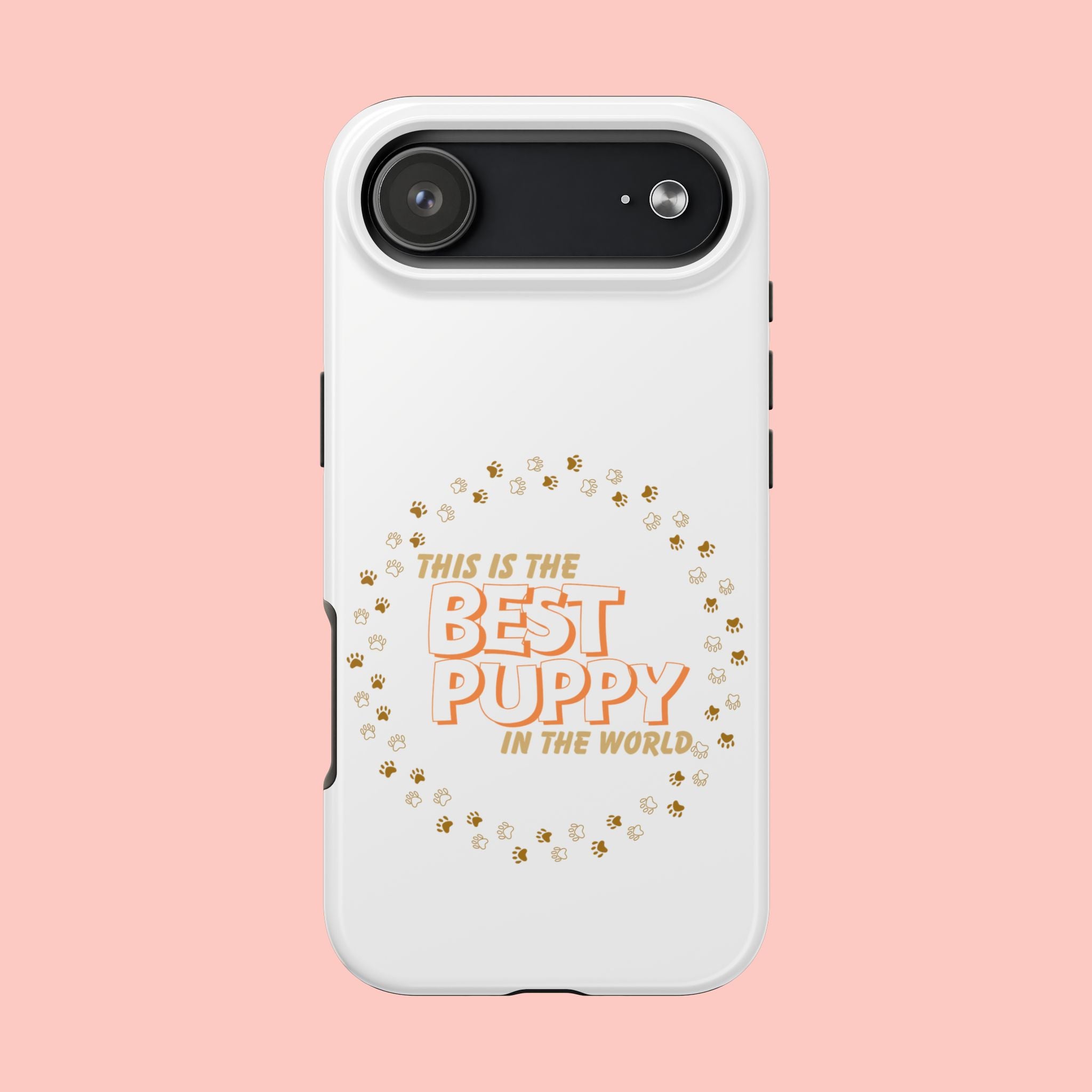 Best Puppy Phone Case — Cute Paw Print Tough Phone Case