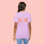 Dog Mama Tee — Retro Heart & Paw Graphic Short Sleeve Shirt