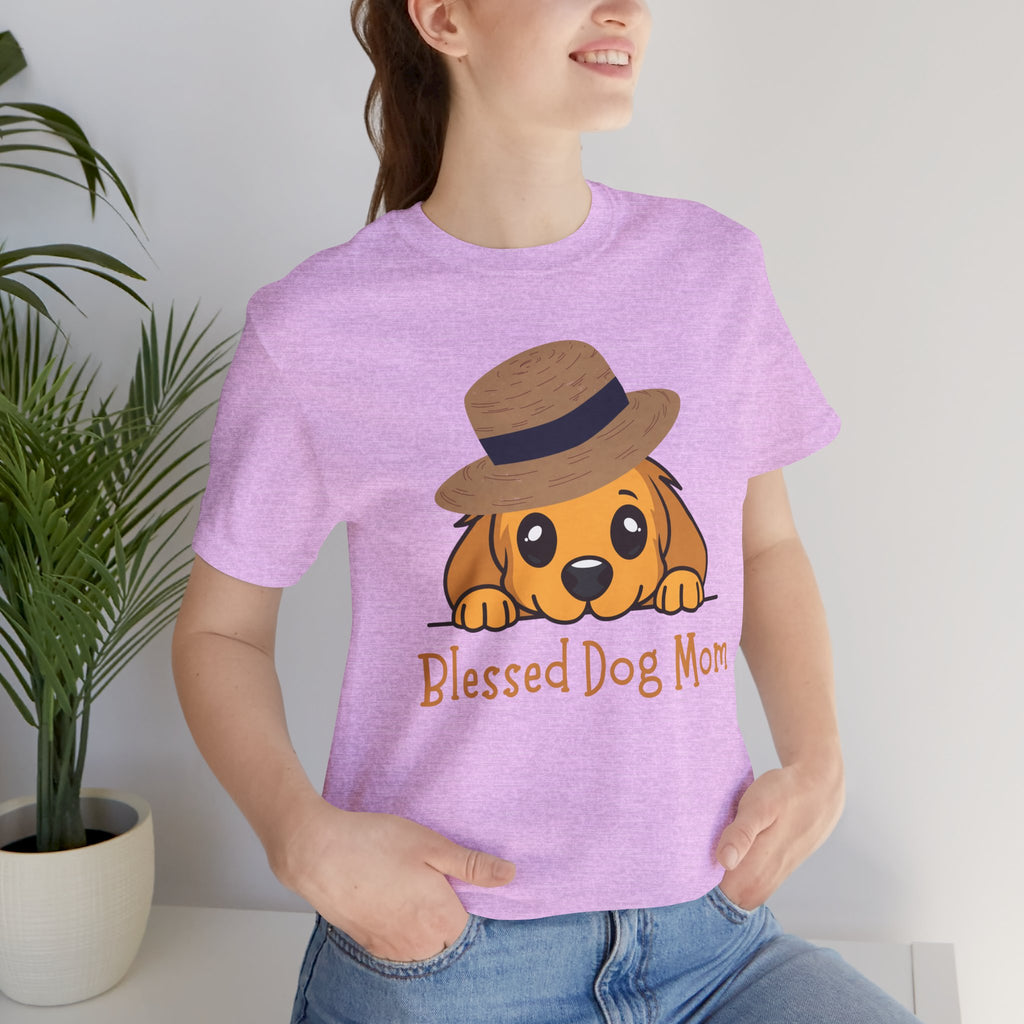 Blessed Dog Mom T-Shirt — Cute Puppy Graphic Tee for Dog Lovers