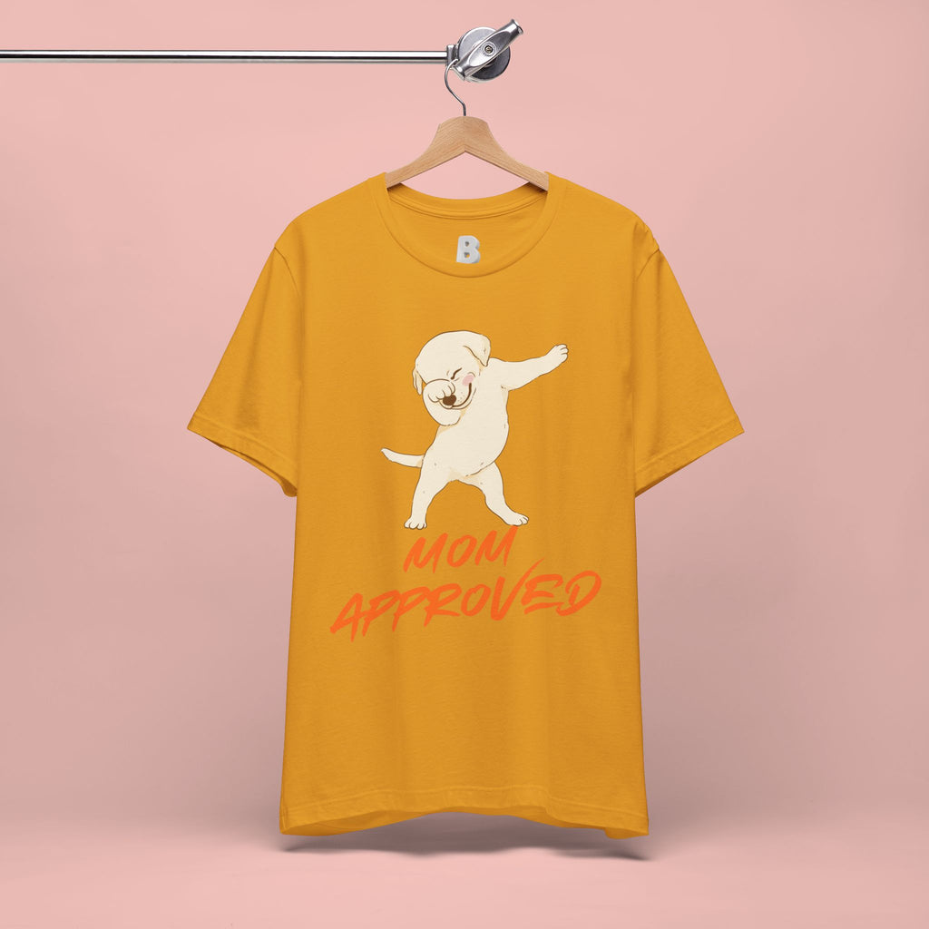 Mom Approved Tee — Dab Dog Graphic T‑Shirt