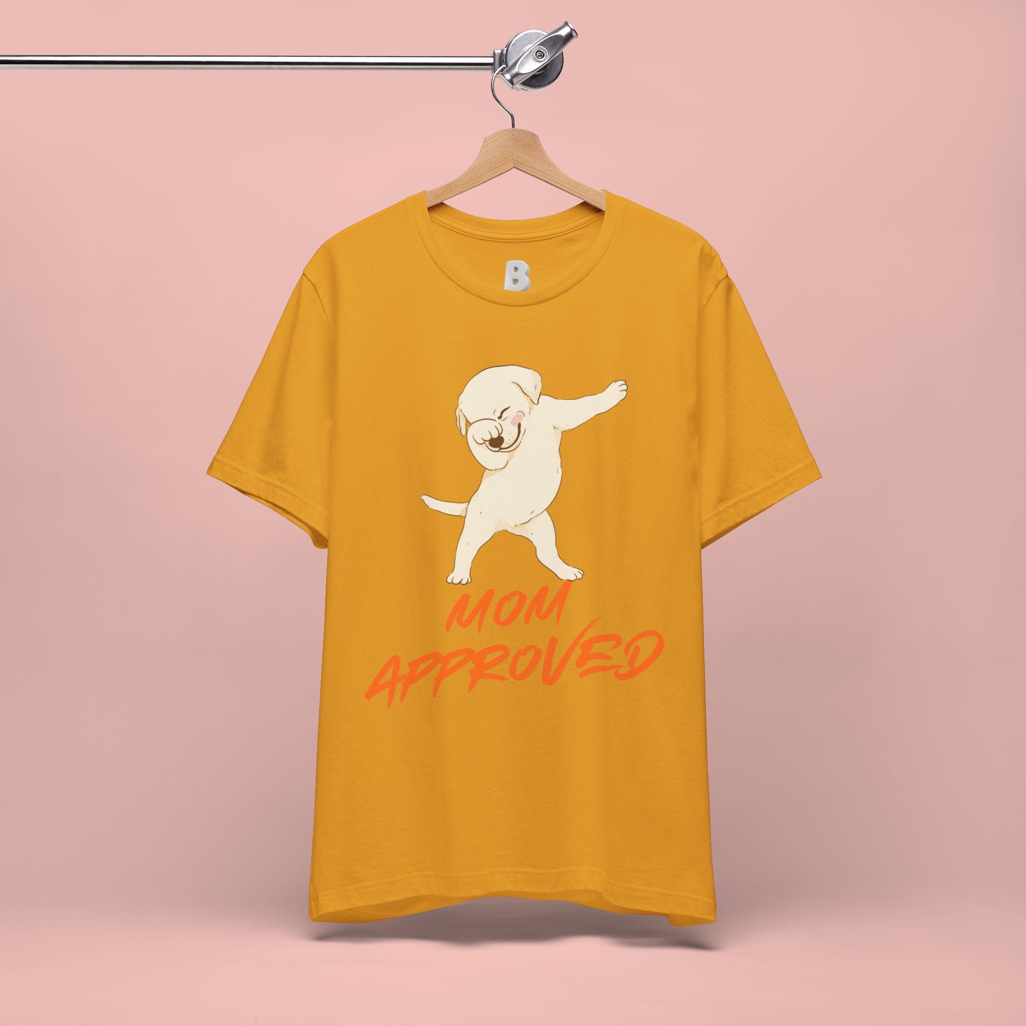 Mom Approved Tee — Dab Dog Graphic T‑Shirt