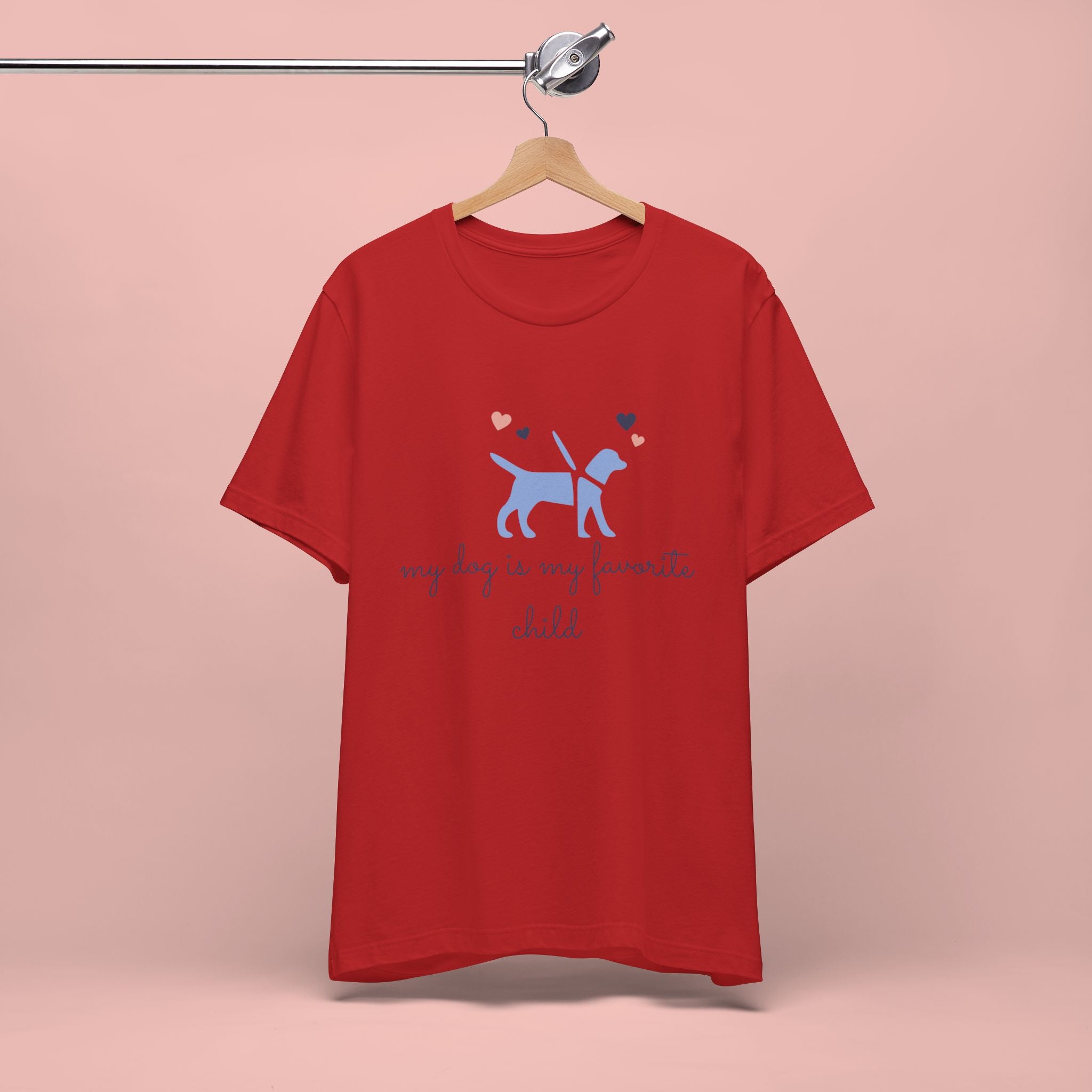 Dog Lover T‑Shirt — "My Dog Is My Favorite Child" Cute Puppy Graphic Tee